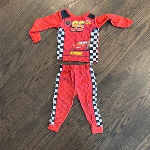 Red Cars Pajama Set for Kids